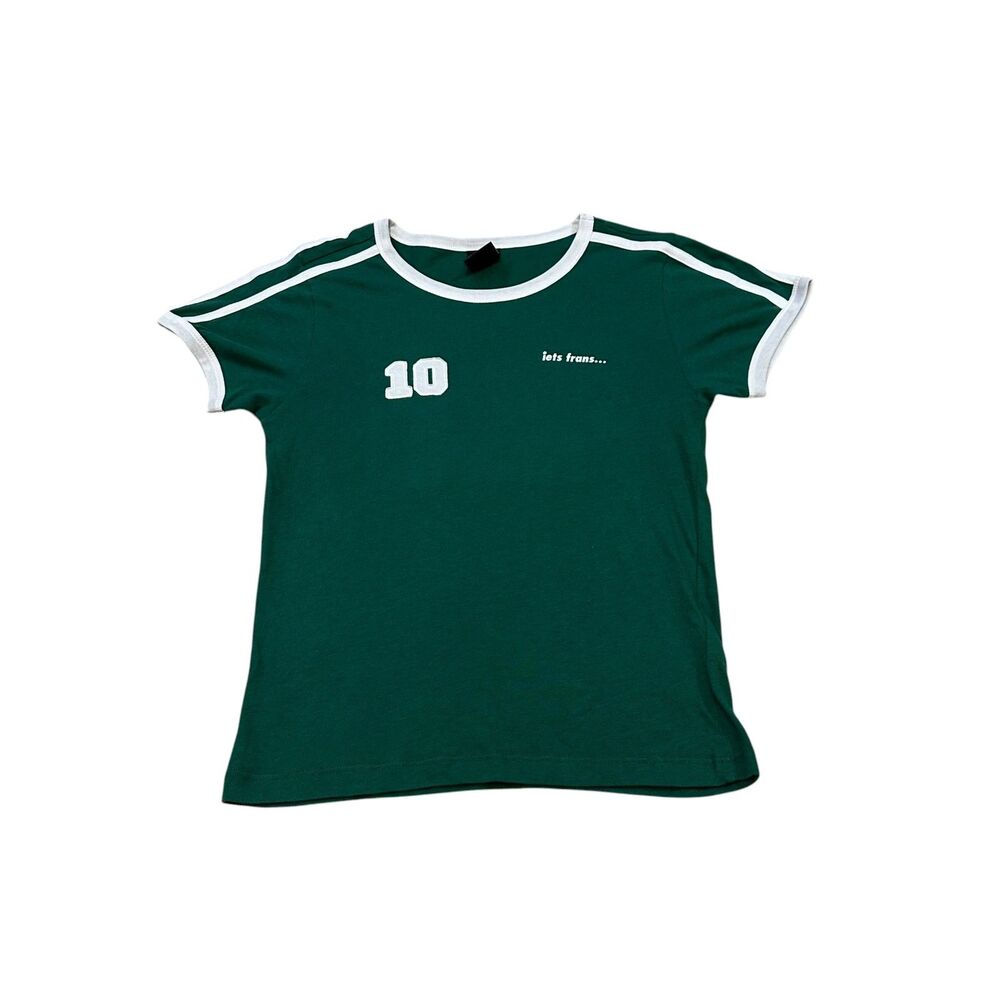 iets frans Green Mia Football Baby T-Shirt